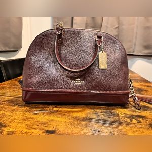 Purple Coach Purse